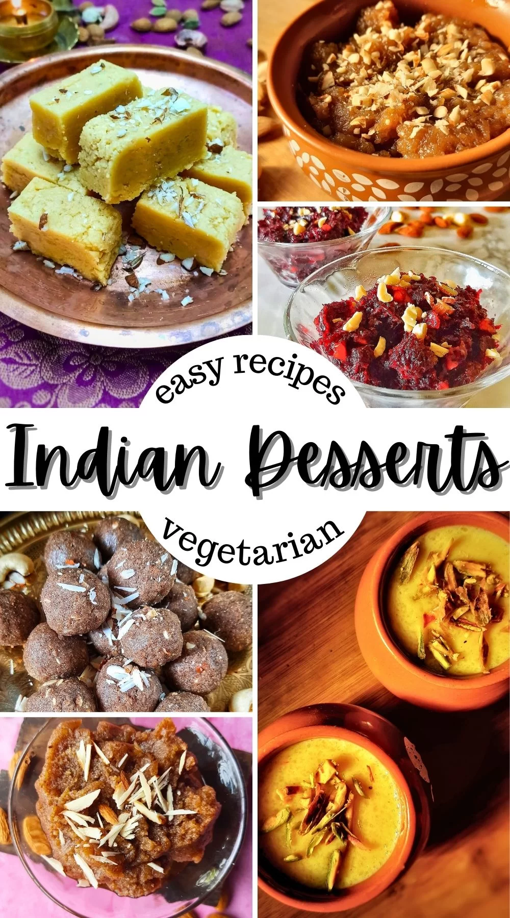 easy indian dessert recipes pin