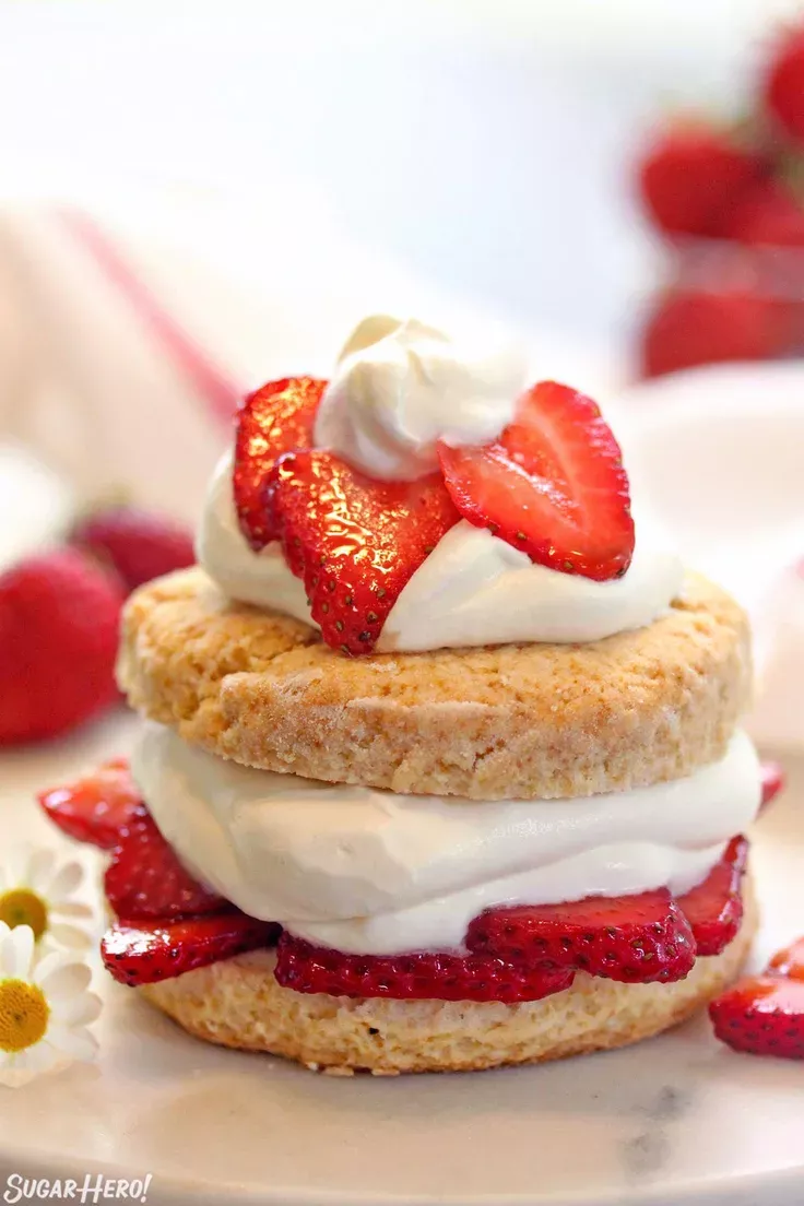 1. Grown-Up Strawberry Shortcake by Sugar Hero
