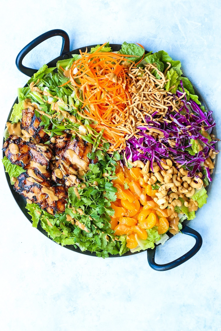 10. Asian Chicken Salad by Damn Delicious
