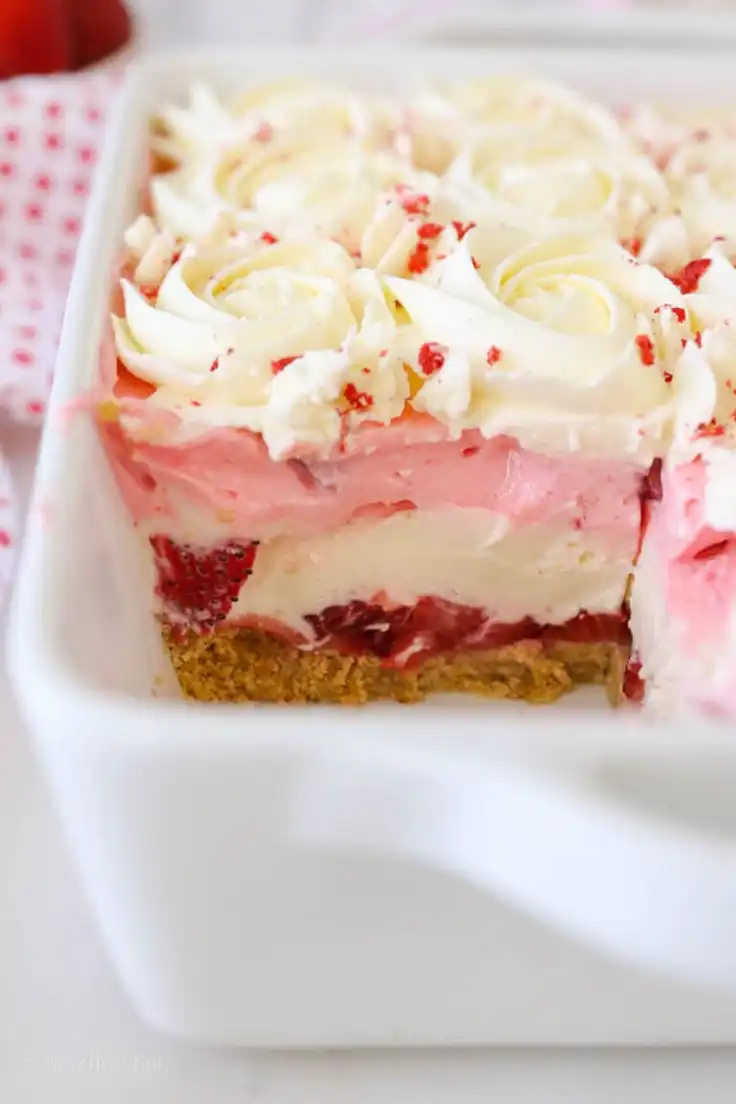 12 - No Bake Strawberry Delight (Beyond Frosting)
