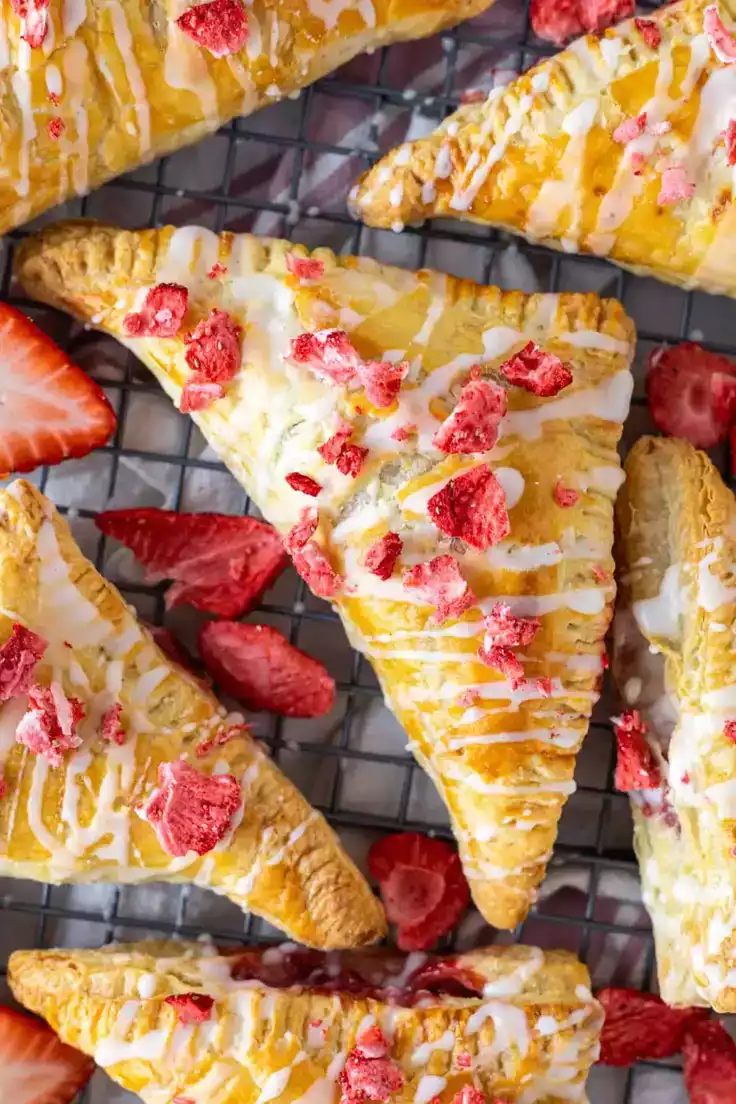 13. Easy Strawberry Turnovers by Sugary Logic Dessert Recipes
