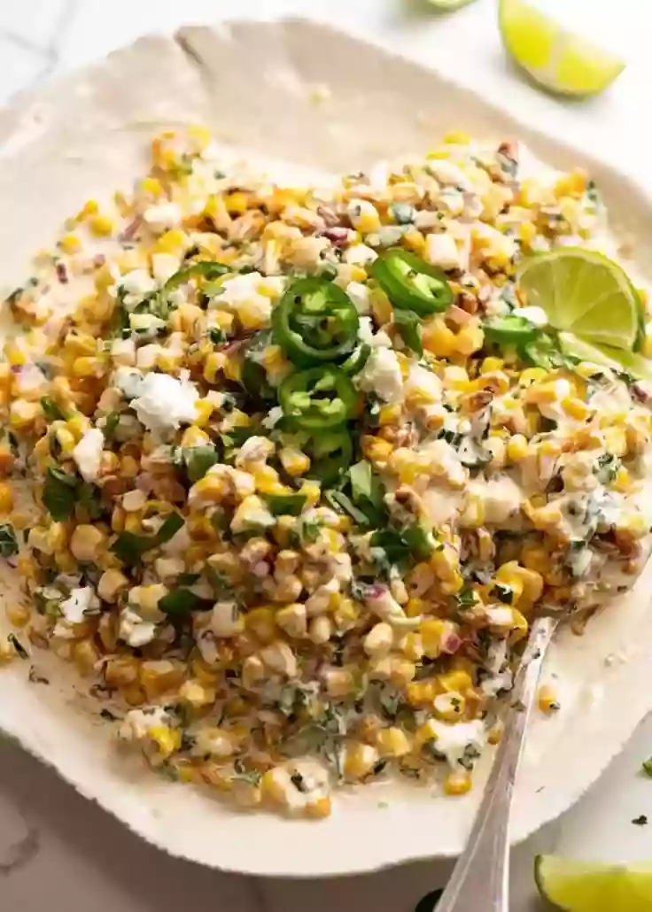 Memorial Day Picnic Food Recipes - Mexican Corn Salad by Recipes by Tin Eats