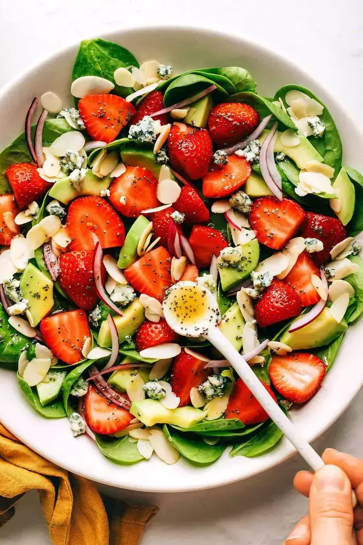 21. Strawberry Avocado Salad by Gimme Some Oven (Easy Summer Salad Recipes)
