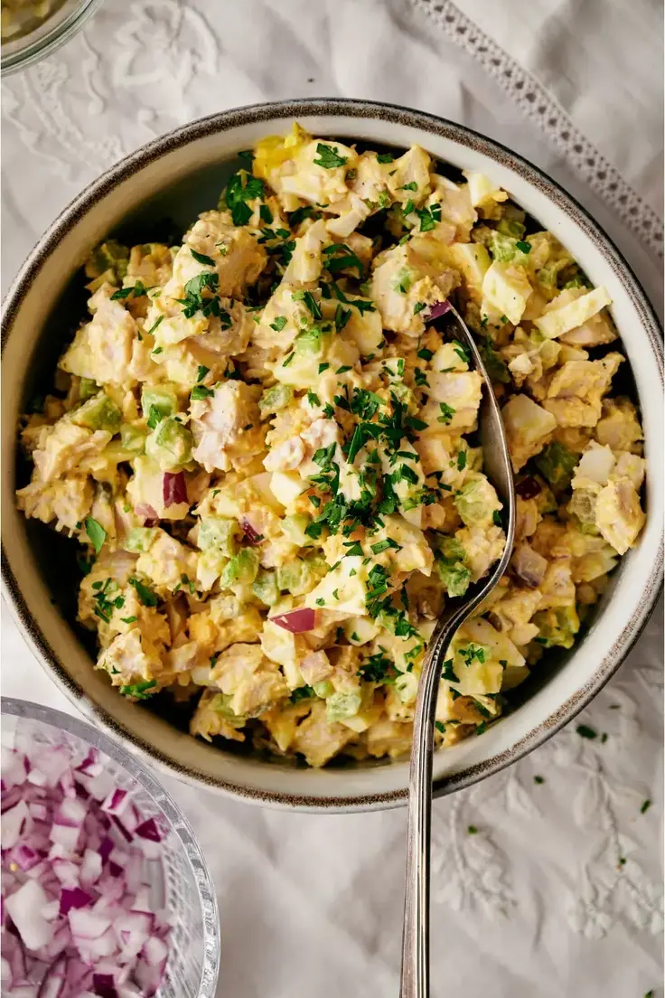 19. Chicken Salad Recipe with Eggs by I’m Hungry for that
