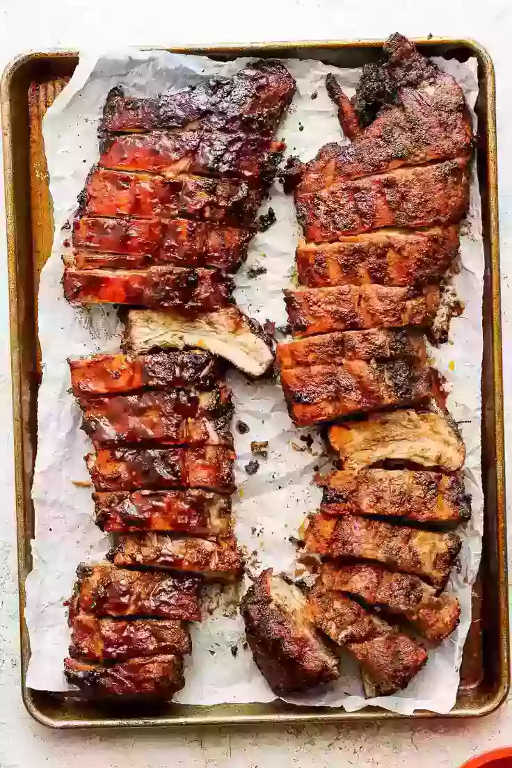 23. Grilled BBQ Ribs by The Wooden Skillet
