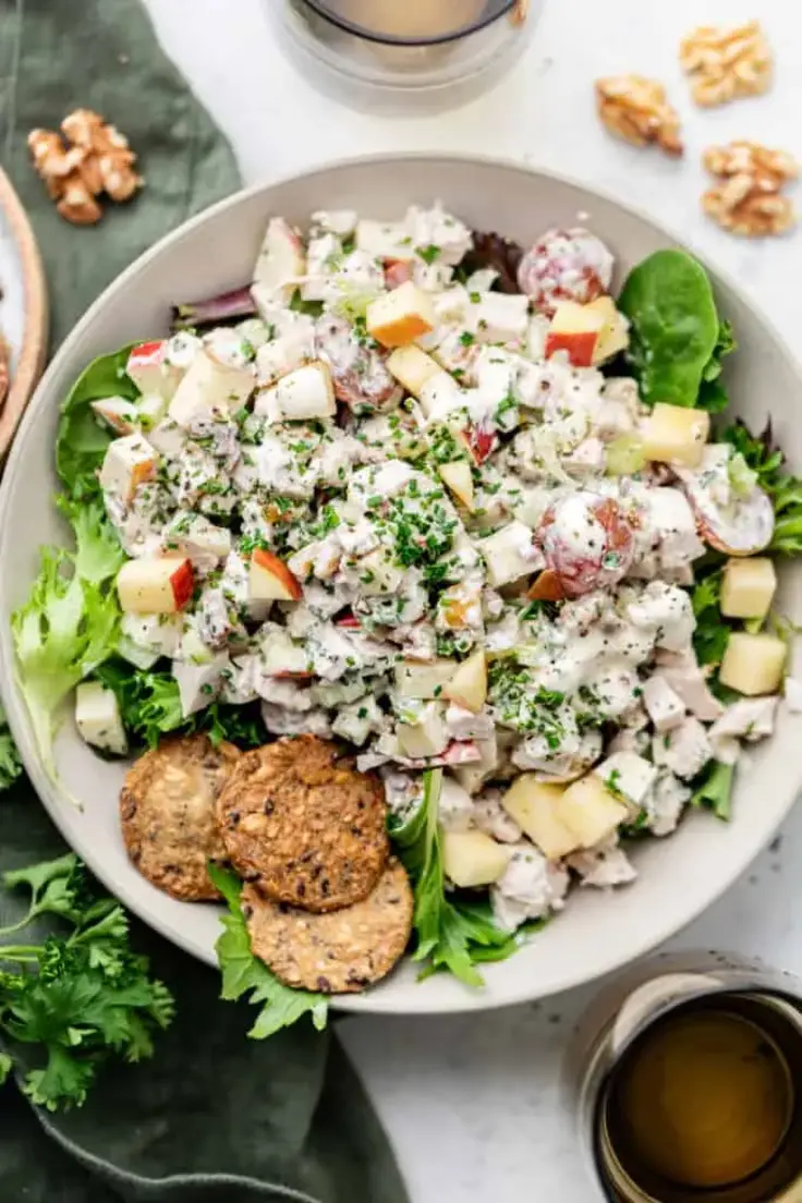 23. Waldorf Chicken Salad by All the Healthy Things

