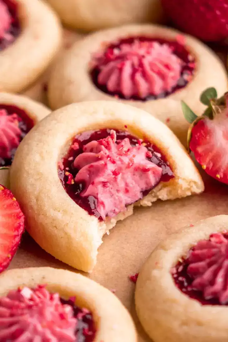 29. Strawberry Cheesecake Cookies by In Bloom Bakery
