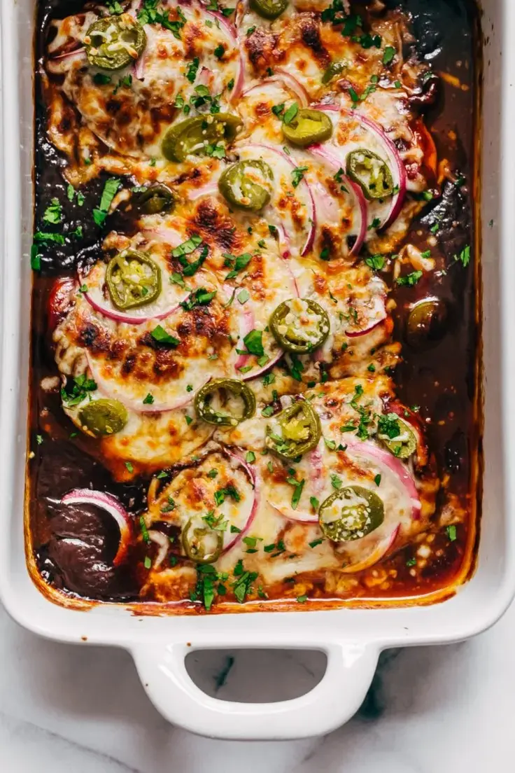5. Cheesy Baked BBQ Chicken by Little Spice Jar (Easy Chicken Breast Recipes for Dinner in 30 minutes)

