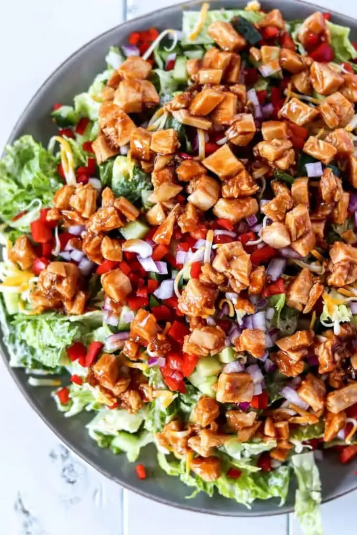 5. Honey Hot Chicken Salad by Whipped It Up
