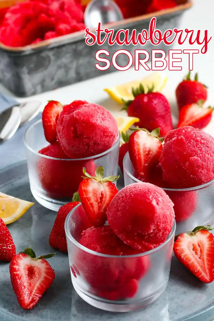 6. Strawberry Sorbet by Mom on Timeout