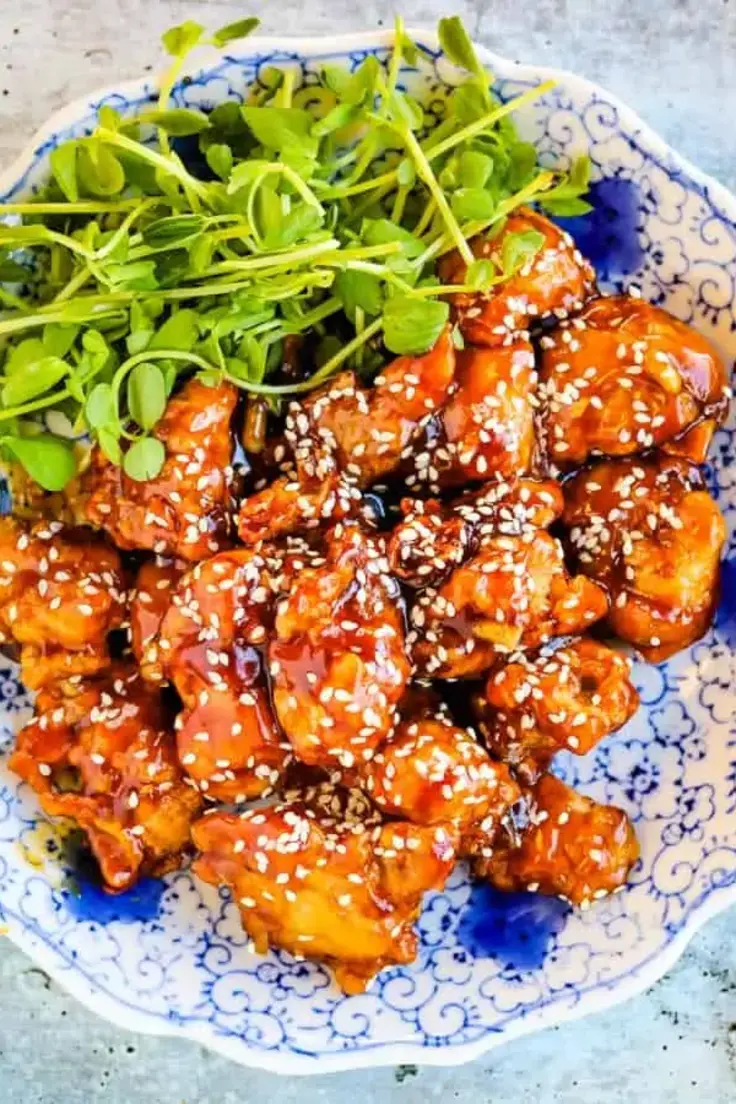6. Air Fryer Sesame Chicken by All Ways Delicious

