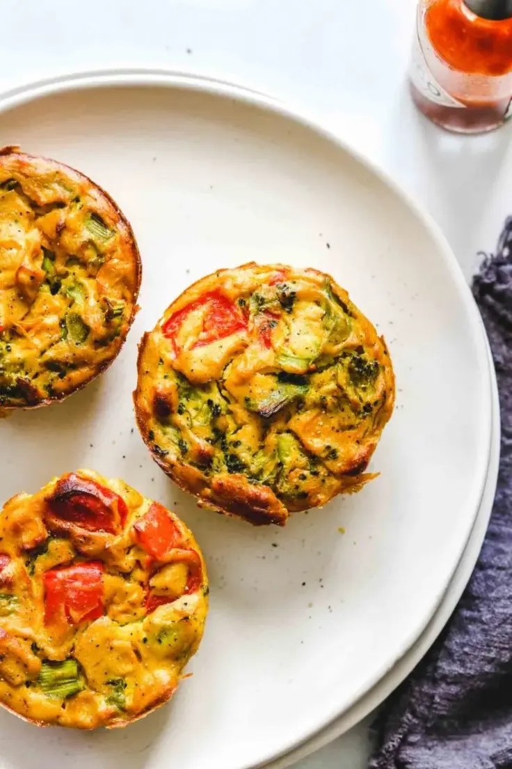 Vegan Egg Muffins by Okonomi Kitchen is perfect for high protein and gluten-free breakfast options!
