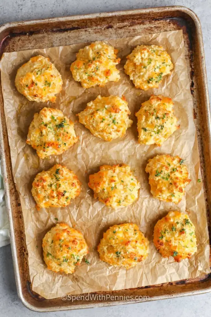 8. Copycat Red Lobster Cheddar Bay Biscuits by Spned with Pennies
