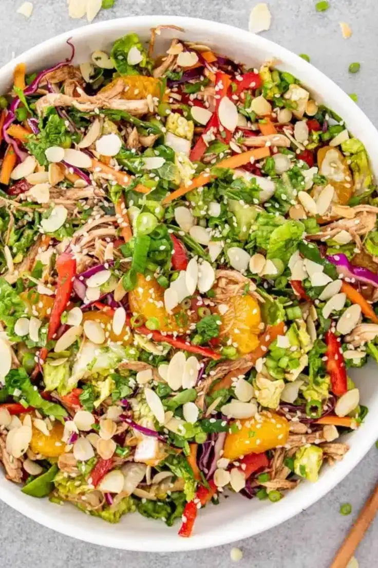 15. Chinese Chicken Salad by Craving Home Cooked (Easy Summer Salad Recipes)
