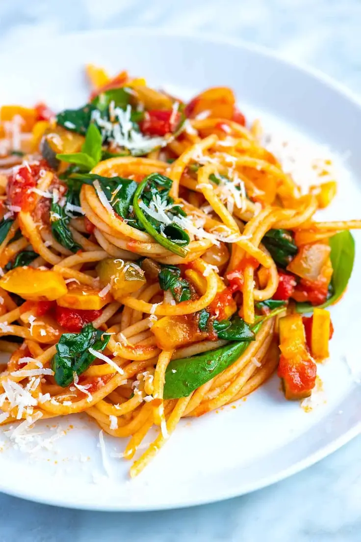9. Veggie Spaghetti by Inspired Taste
