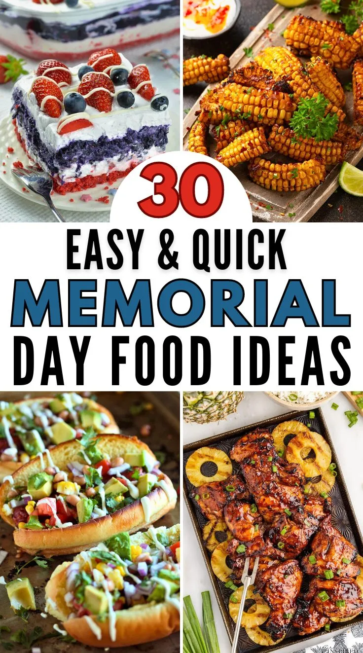 Memorial Day Picnic Food Recipes Pin
