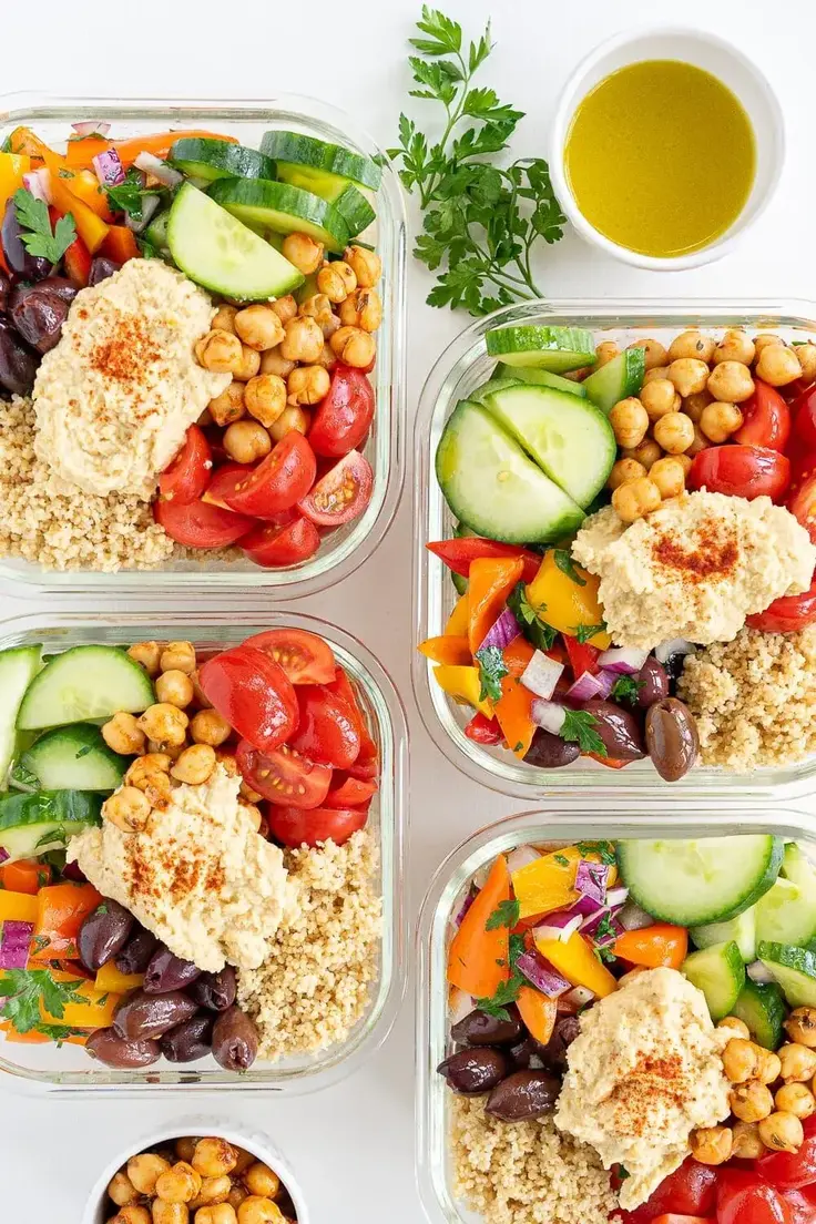 Mediterranean Meal Prep Lunch Box by Gathering Dreams