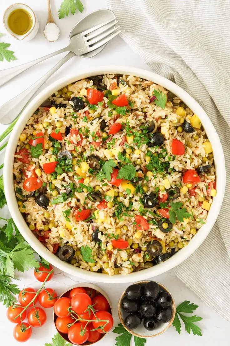 10. Italian Cold Rice Salad by Gathering Dreams