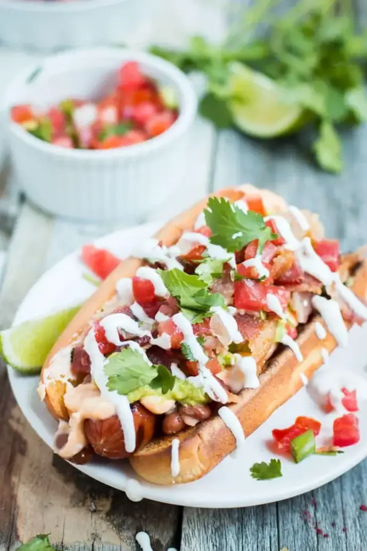 10. Sonoran Hot Dog by Oh Sweet Basil  (Hot Dog Recipes )
