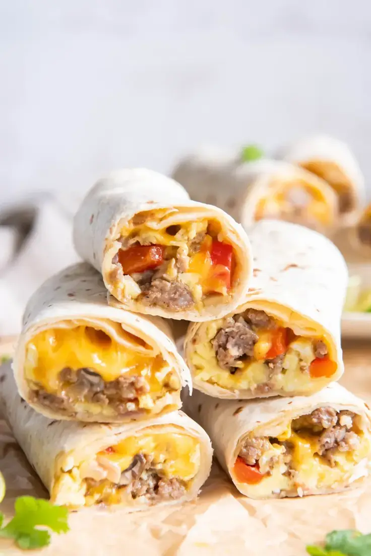 16. Make Ahead Breakfast Burritos by Kristine’s Kitchen Blog
