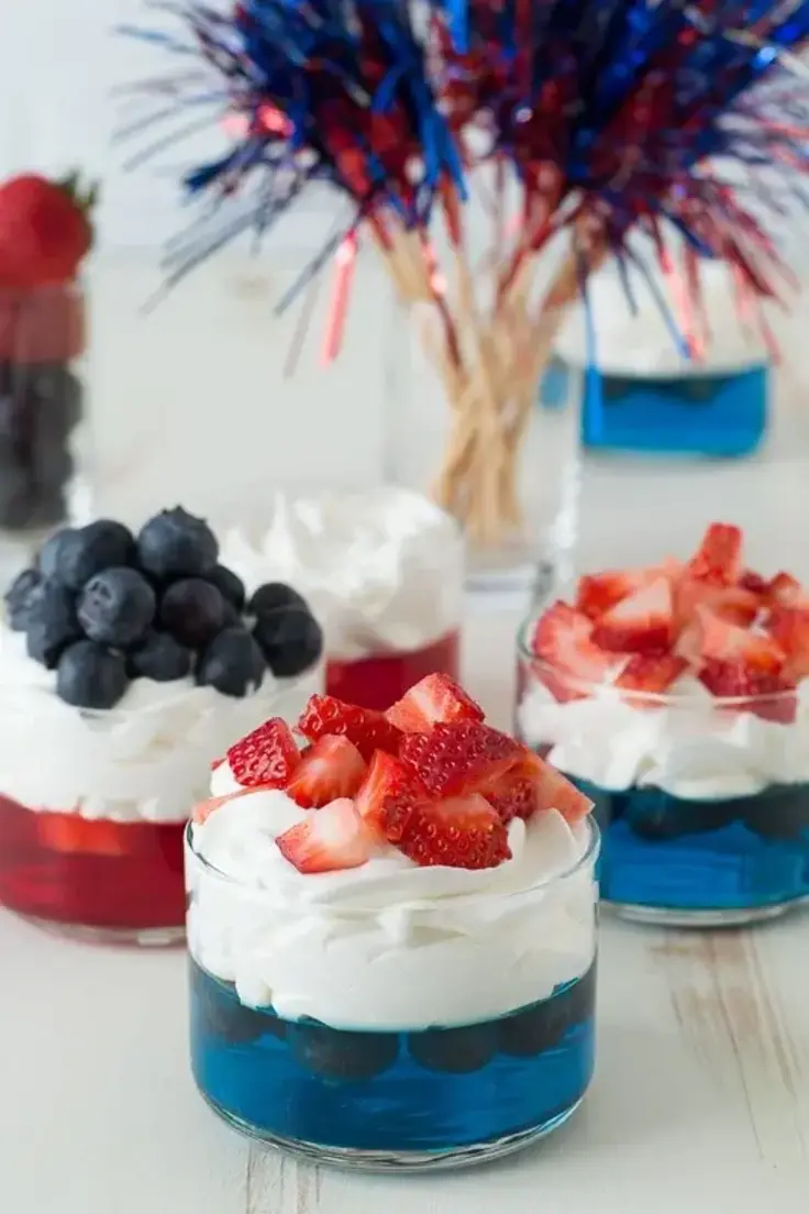 18. Fruit & Jello Cups by The First Year Blog
