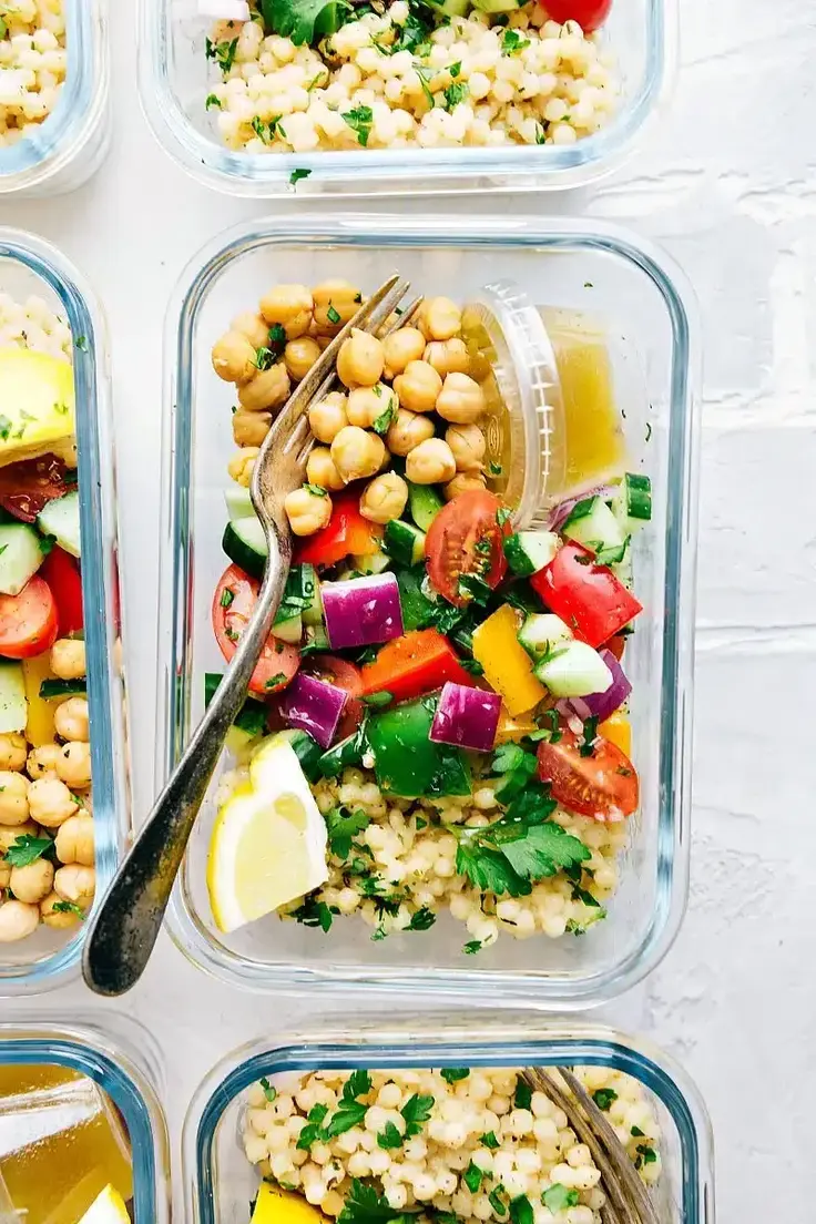 Healthy Greek Couscous Salad by Chelsea’s Messy Apron