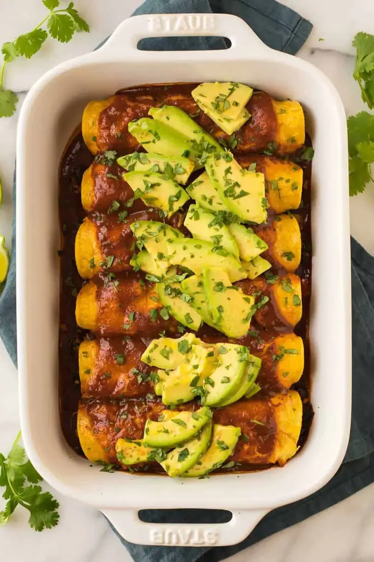 Easy Dinner Meal Prep Ideas - High Protein Vegan Enchilada by Well Plated (Protein 15 g)