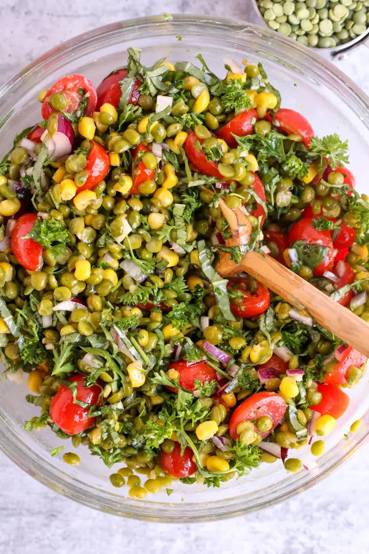 Split Pea Salad by Street Smart Nutrition
