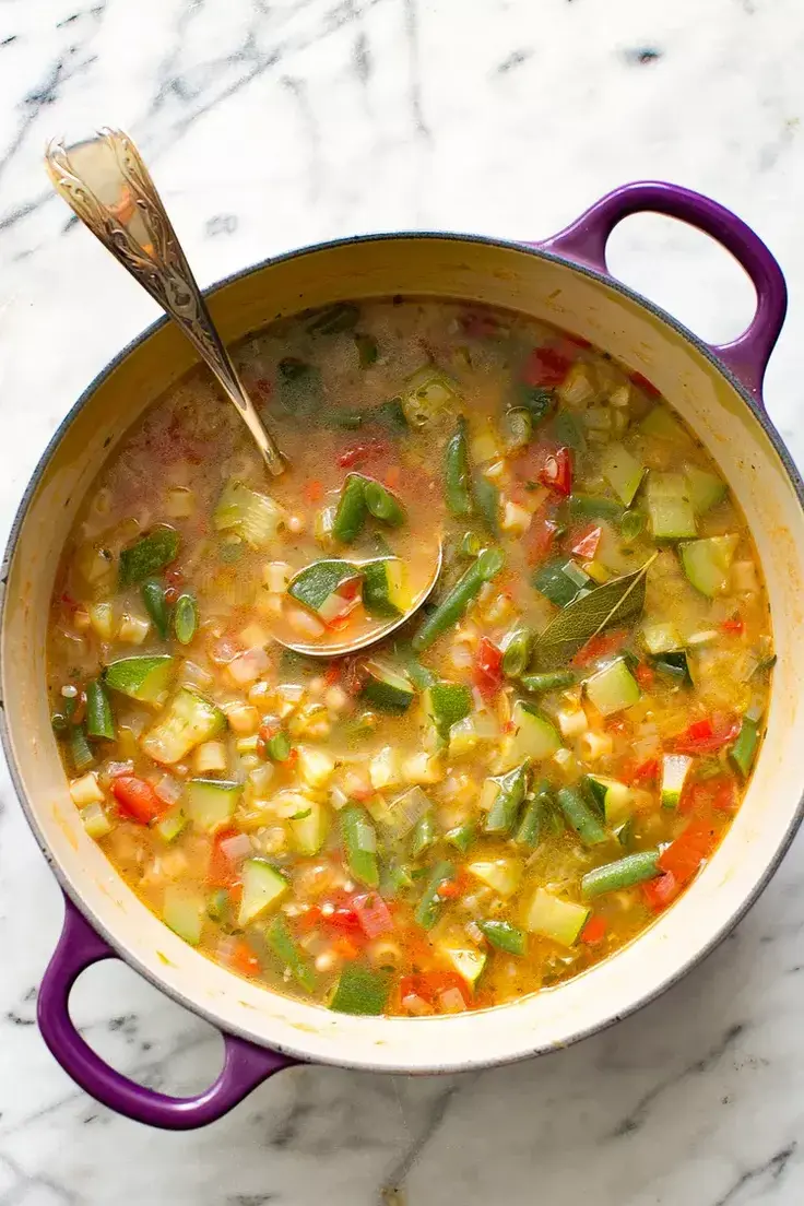 Light Summer Minestrone Soup Recipe by Simply Recipes
