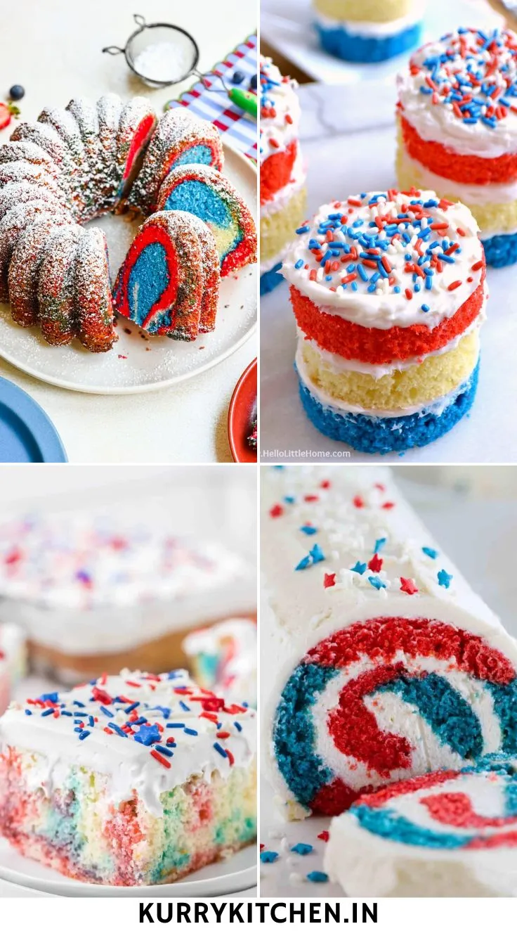 Easy Red White and Blue Desserts 
