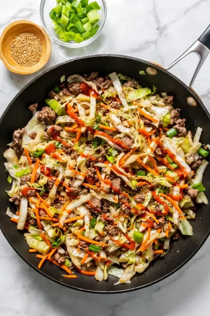 2. Gluten Free Beef Cabbage Bowls by Skinny Fitalicious
