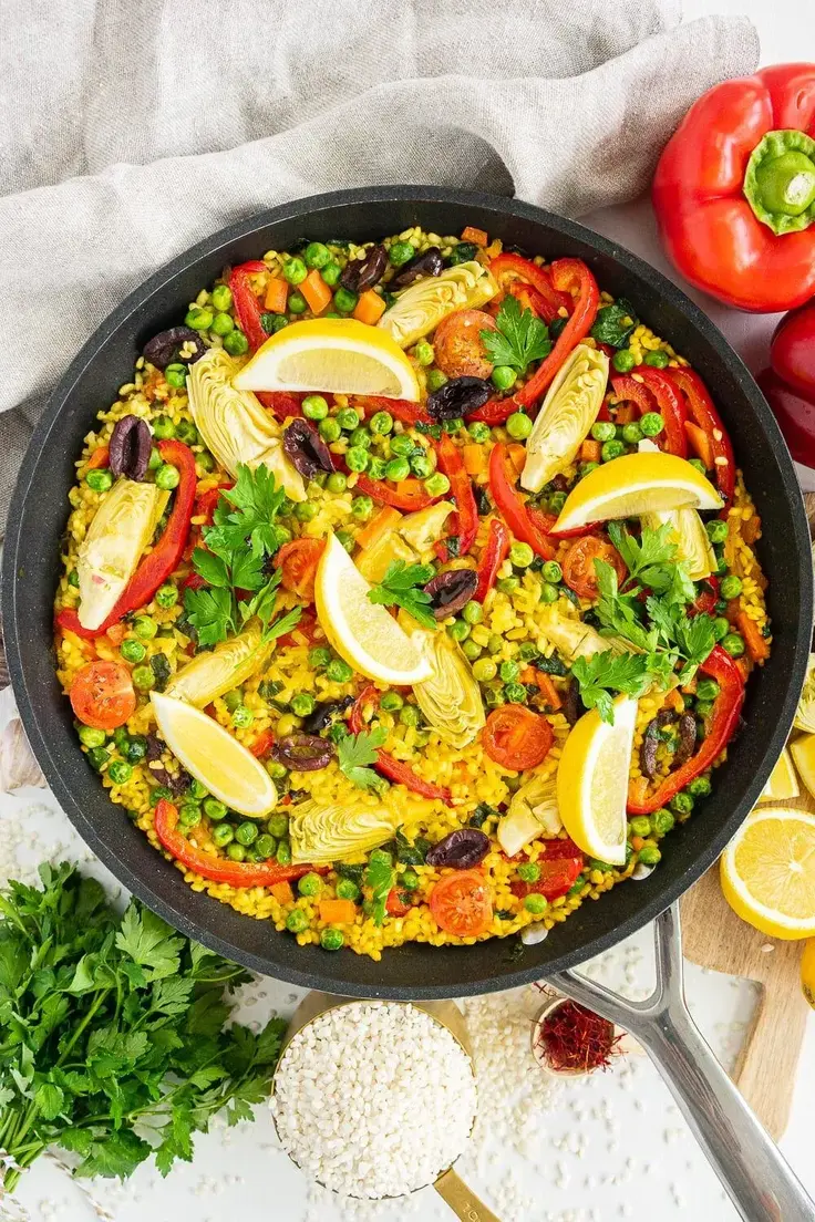 Spanish Vegetarian Paella by Gathering Dreams