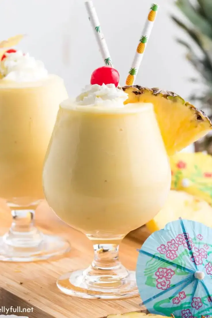 6. Piña Colada by Belly Full (Best Summer Cocktail Recipes)
