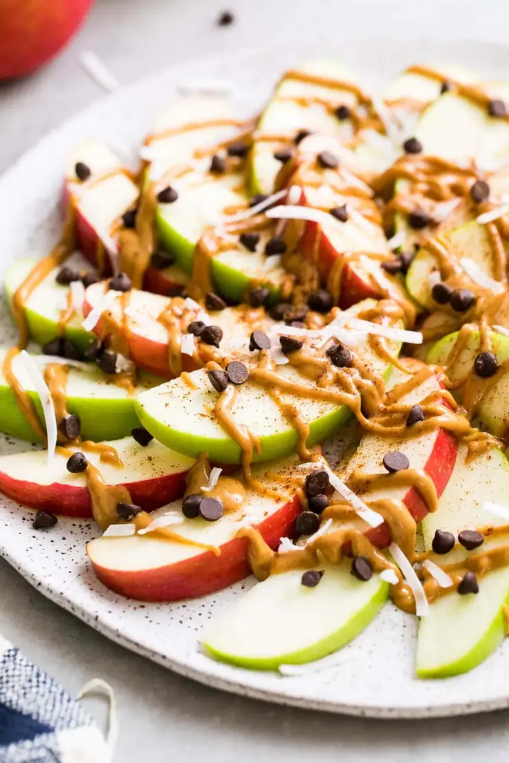 7. Healthy apple nachos by Simple Veganista