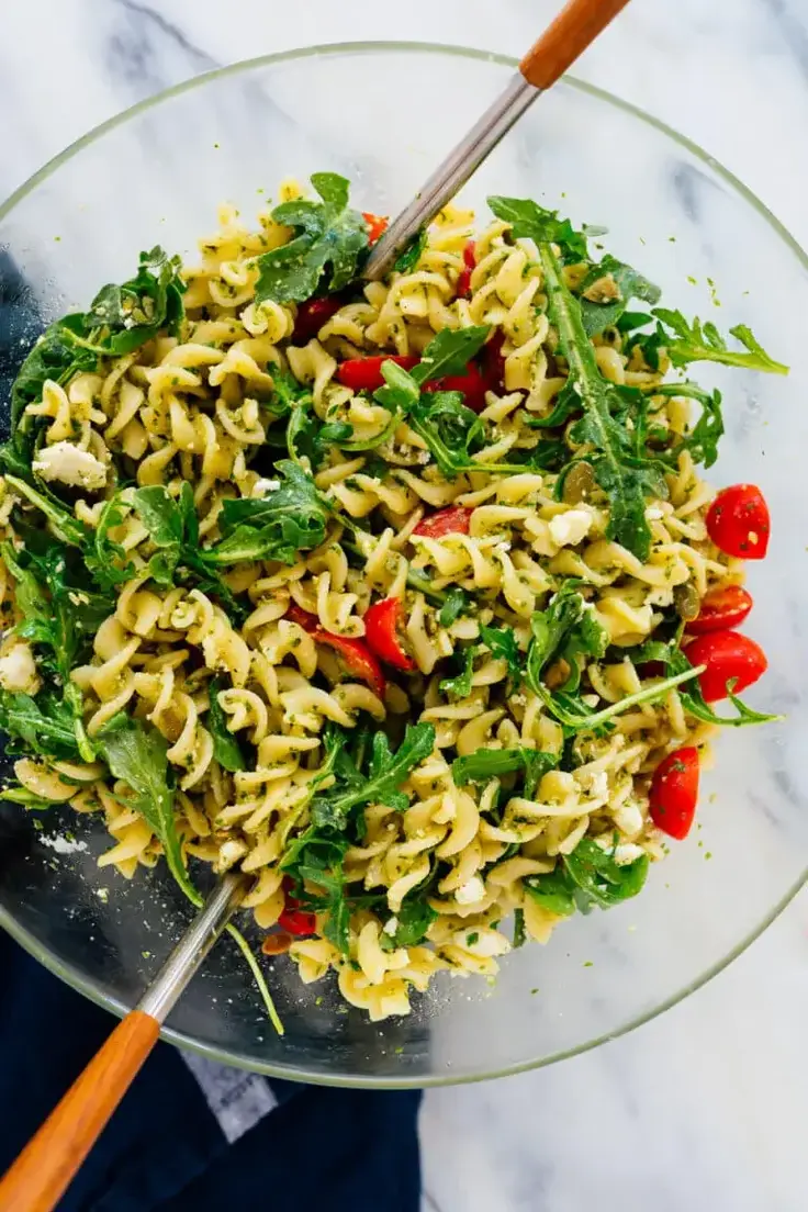 9. Pesto Pasta Salad by Cookie and Kate
