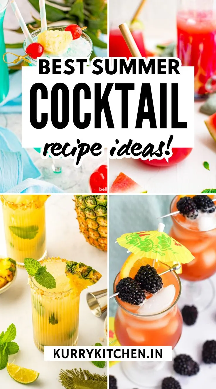 best summer cocktail recipes pin