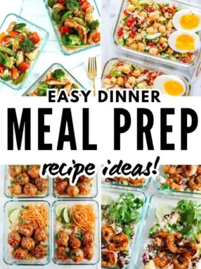 Easy Dinner Meal Prep Ideas Featured Image