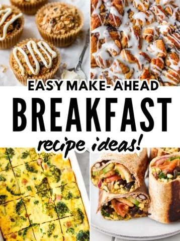 Easy Make Ahead Breakfast Ideas Featured Image