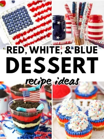 Easy Red White and Blue Desserts Featured Image