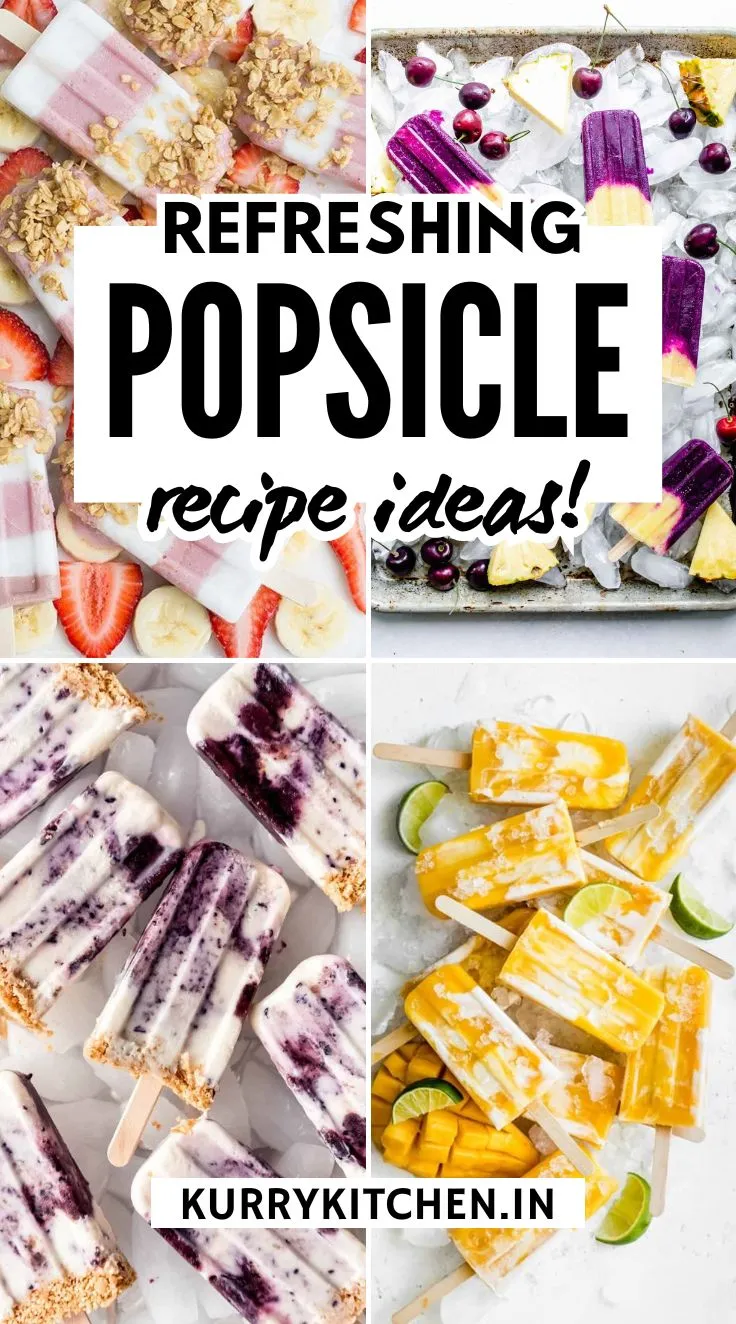 easy summer popsicle recipes pin