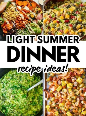 Light Summer Dinner Ideas Featured Image