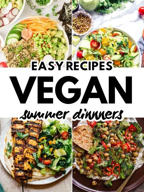 Vegan Summer Dinner Ideas Featured Image