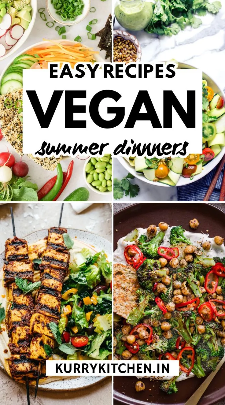 Vegan Summer Dinner Ideas Pin