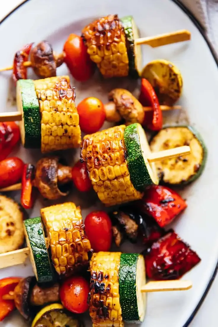 Grilled Vegetable Kabobs by The Recipe Critic
