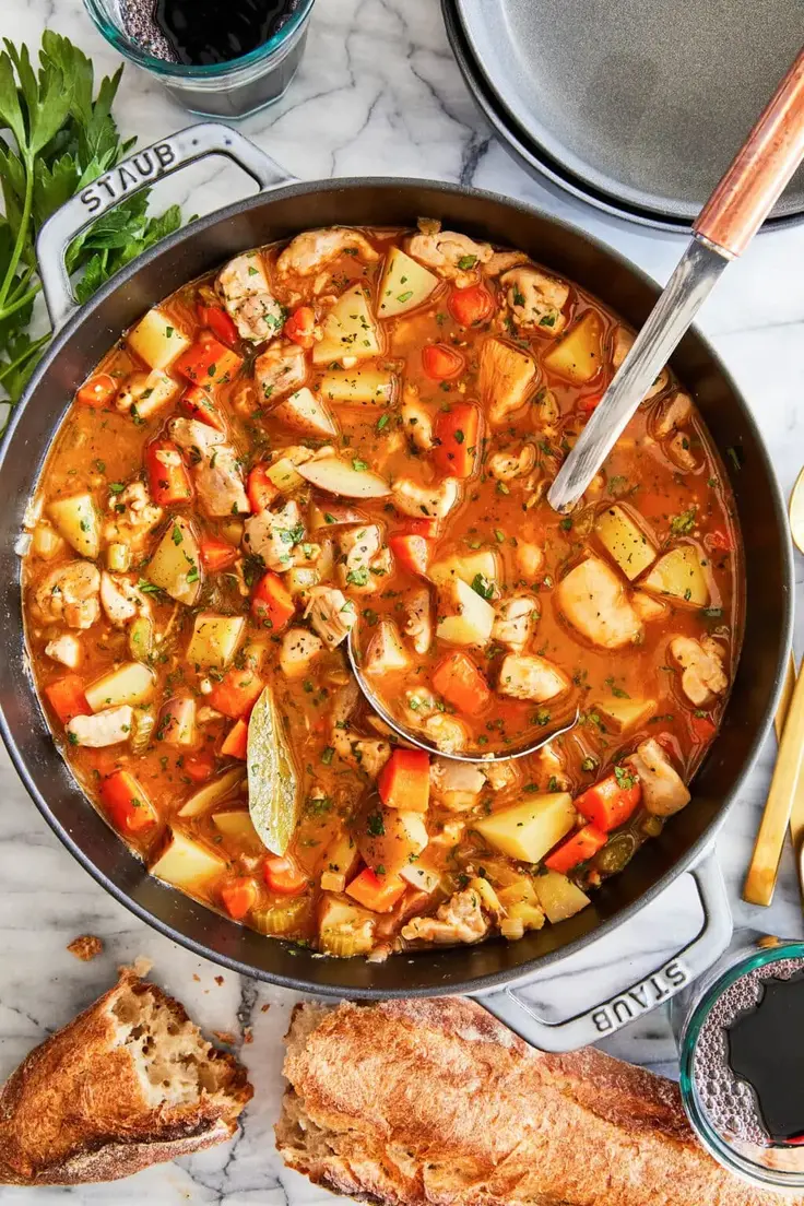 One Pot Chicken Stew Recipe by Damn Delicious