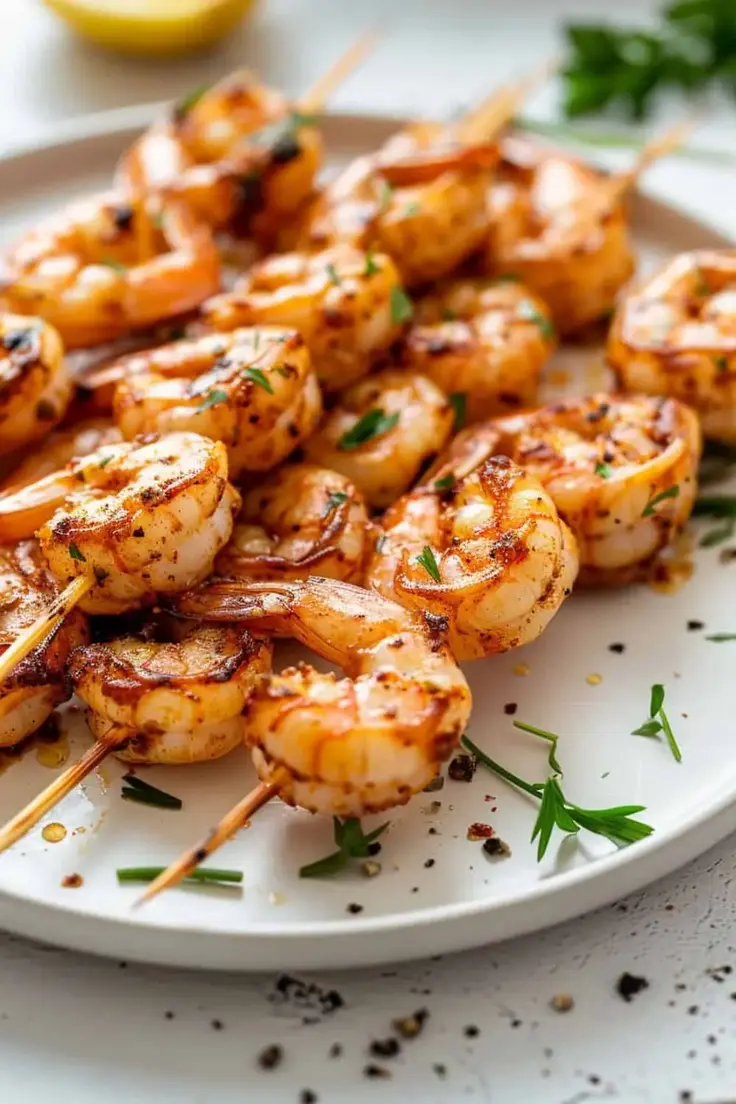 Grilled Shrimp Skewers Appetizer Recipe by Be Centsational