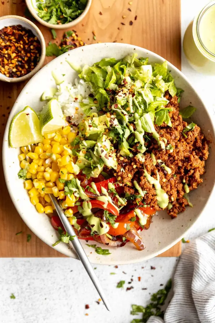 15. Ground Beef Taco Bowls Recipe by Eat with Clarity