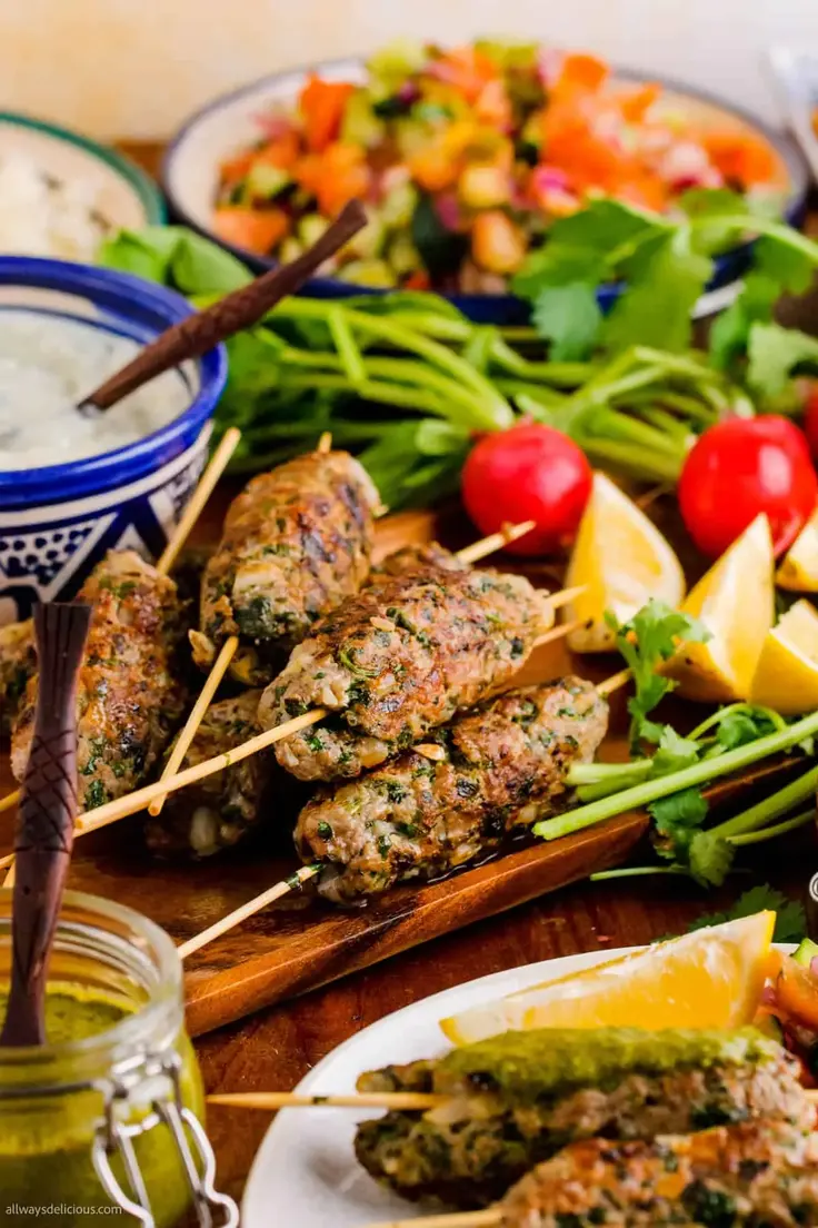 Lamb Kofta Kebabs with Fresh Herbs