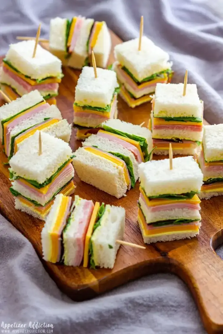 Mini Ham Sandwiches by Appetizer Addiction
