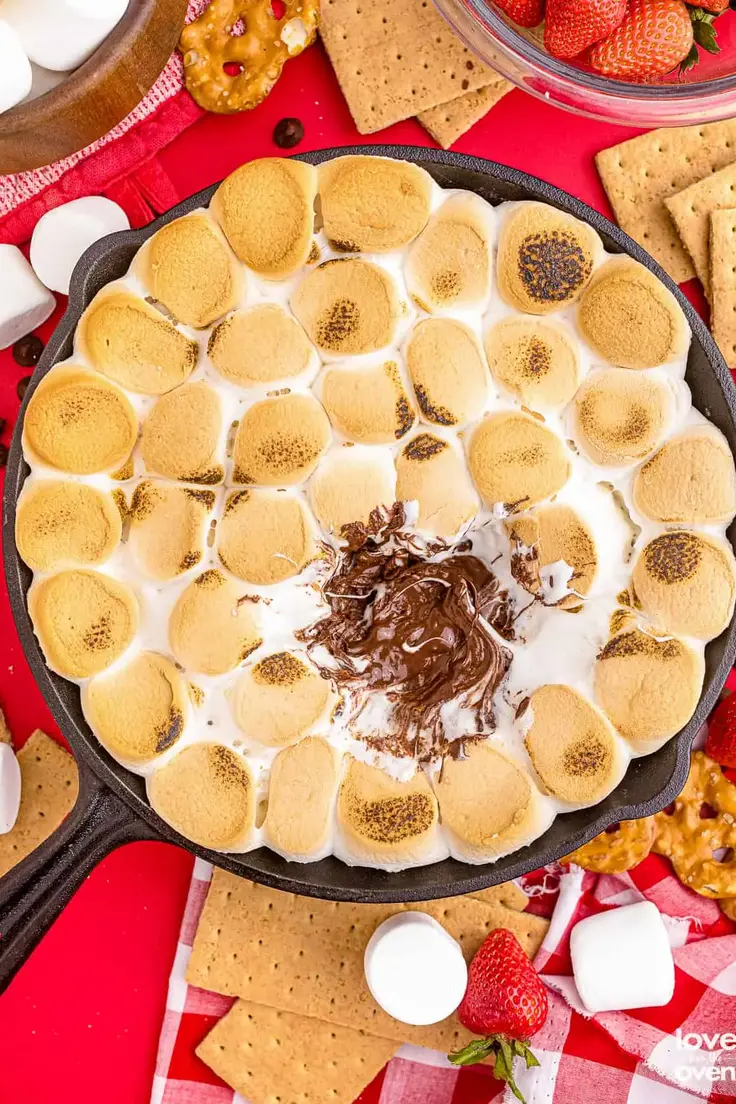18. Smores Dip Recipe by Love from the Oven